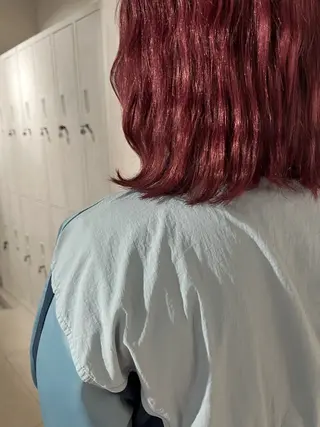 ミディアム カラー anon Loemのヘアスタイル