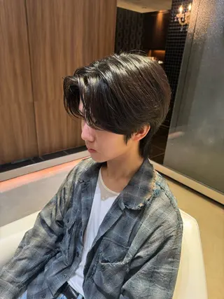 ショート パーマ メンズ YUKI🇰🇷 カルマ／ダウンパーマのヘアスタイル