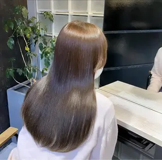 ロング おがわ まなのヘアスタイル