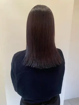 セミロング カラー パーマ riria/ボブ /ブラウンカラー🎀のヘアスタイル