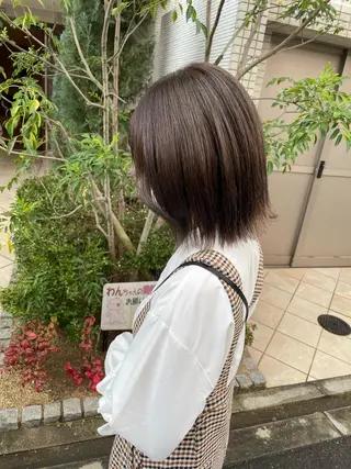ミディアム 亀川蓮 Agu hairのヘアスタイル