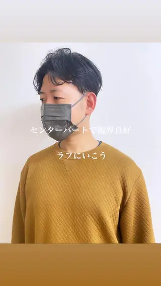 ショート カラー パーマ ヘアアレンジ メンズ 【池袋/スパイキー ショート】ⓝⓘⓜⓤのヘアスタイル