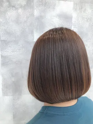 ミディアム 🔸縮毛矯正/髪質 改善カラー石崎🔸のヘアスタイル