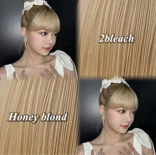 ロング 韓国ガーリー🤍ハイ トーン🤍Ayanaのヘアスタイル