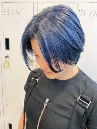 ショート カラー 暗髪艶カラー/ 髪質改善TR/maiのヘアスタイル