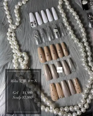 ネイル private nail salon T2所属・MI KUのネイルデザイン