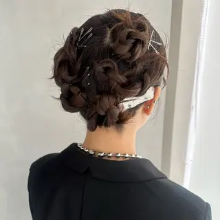 ヘアアレンジ デザインカラー/パー マ🦖外岡咲希🦖のヘアスタイル