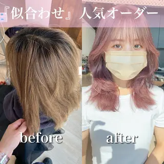 セミロング 【1日2名様限定】 AFLOAT白川雄副のヘアスタイル