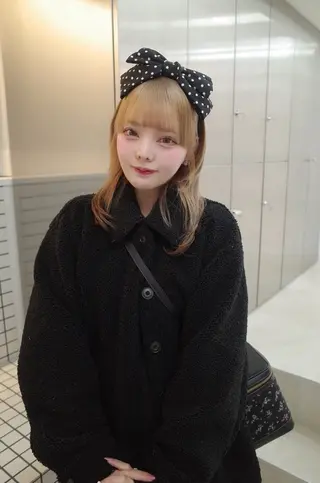 ミディアム カラー Momoka🪷 /ハイトーンのヘアスタイル