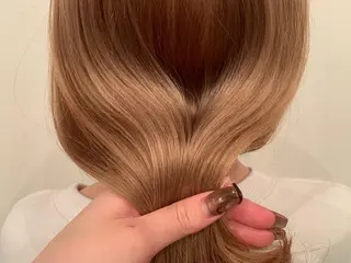 ロング カラー あべ ゆうかのヘアスタイル