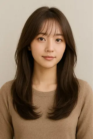 ロング lupinus 中田店のヘアスタイル