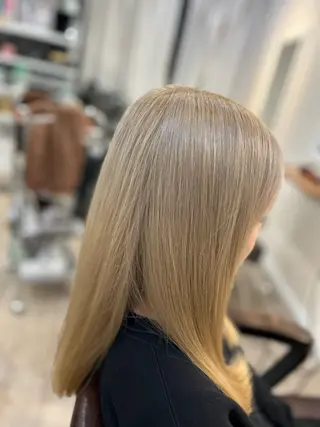 ロング カラー トヤマ セシルヘアー神戸元町のヘアスタイル