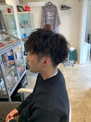 メンズ 原谷 一成のヘアスタイル