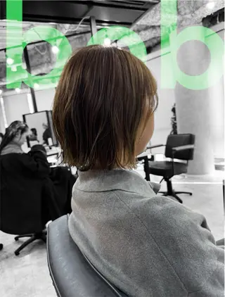 ショート 最高峰ボブ/ 切りっぱなし/田野のヘアスタイル