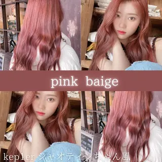 ロング カラー 川越 輝梨奈のヘアスタイル