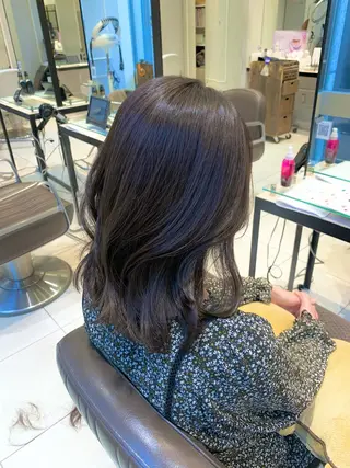 ミディアム SALOWIN 銀座一丁目店所属・髪質改善/縮毛矯正 🎀小林 唯 🎀のヘアスタイル