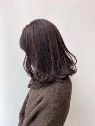 ミディアム カラー momo所属・メンズヘアメイク 🩵Mayuki🩵のヘアスタイル