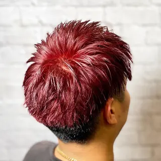 ショート カラー パーマ ヘアアレンジ メンズ メンズカット/パーマ 山崎航平💈のヘアスタイル