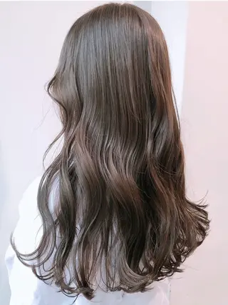 ロング カラー 𓏸レイヤー髪質改善 透けカラーカノン🫧のヘアスタイル