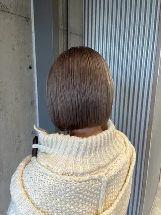 ミディアム カラー ヘアアレンジ 髪質改善・艶カラー・ ボブ・リクト💥のヘアスタイル