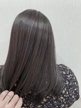 セミロング カラー 🌿nudeカラー/ レイヤー/藤原🌿のヘアスタイル