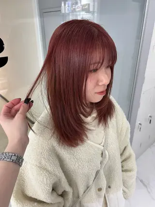 ミディアム カラー shizuna/天神 /メンズ/ボブのヘアスタイル