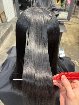 ロング カラー ア ユ ミのヘアスタイル