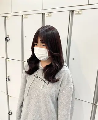 ロング カラー nanaka :のヘアスタイル