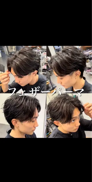 パーマ メンズ 年間2000名担当◎ パーマ職人/仲原佑樹のヘアスタイル