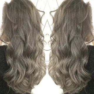 ロング カラー 井上 一平のヘアスタイル