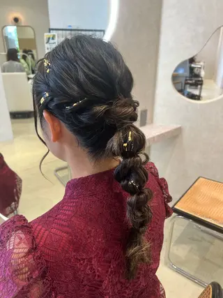 ヘアアレンジ 小池 夏美のヘアスタイル