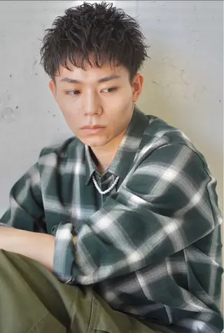 ショート メンズ ROMMY.×Homme所属・ミニモ限定‼️ メンズカット✂️のヘアスタイル