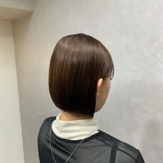 ショート 👑毛流れ、艶髪◉ 縮毛矯正錦糸町ヒガシのヘアスタイル