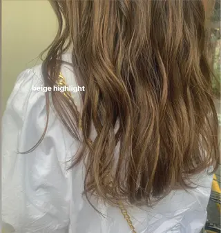 ロング カラー 顔周りレイヤー 🎀マリノのヘアスタイル