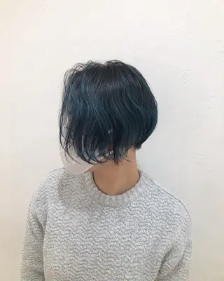 ショート カラー ニュアンスカラー🫧 加納のヘアスタイル