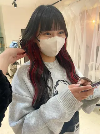 カラー MATTY azusaのヘアスタイル