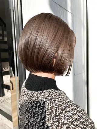 ショート カラー 高尾亮輔/ ボブ特化美容師のヘアスタイル