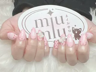ロング Miu Miu Nail Studio所属・yu naのネイルデザイン