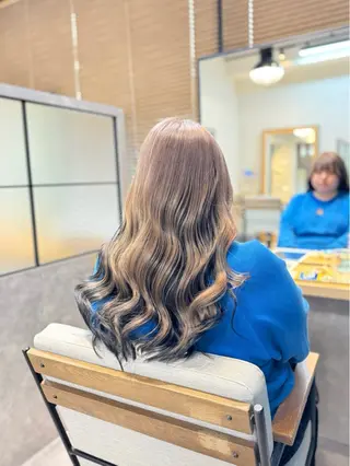 ロング カラー 似合わせ/ブリーチ/ 透明感/sanamiのヘアスタイル