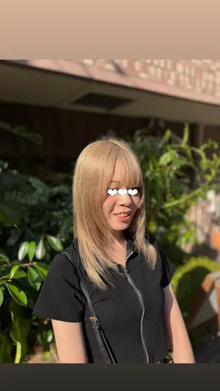 セミロング 角田リサ /代々木上原のヘアスタイル