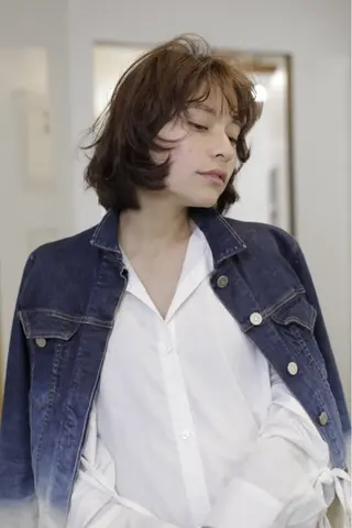 パーマ カット/カラー 緩のヘアスタイル