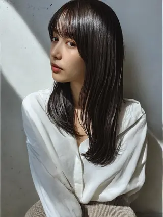 ミディアム TELAHAIR 髪質改善特化型サロンのヘアスタイル