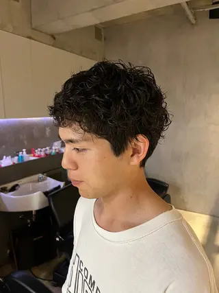 ショート パーマ elima 調布所属・ちせ/ 透明感カラー /調布˚ 🦢₊✧のヘアスタイル