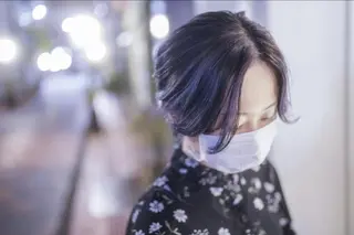 ショート カラー Armoire所属・安藤悠里/ハイトーン /デザインカラーのヘアスタイル