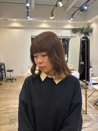 ミディアム 和泉市/mahae/ 齋藤のヘアスタイル