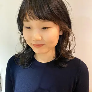 ミディアム カラー ヘアアレンジ GIVET (ジヴェ)所属・撮影モデル募集 🦋soemikaのヘアスタイル