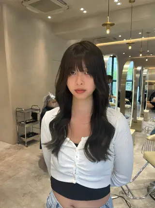 ロング 韓国ヘア/ベージュ カラー/髪質改善/涼のヘアスタイル