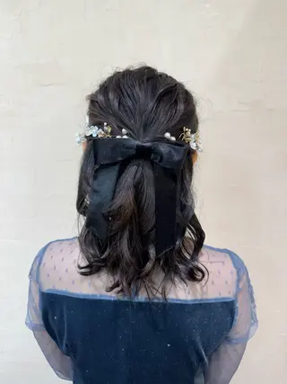 ミディアム まとまるボブ🌼 アレンジ🌼鴨下穂香のヘアスタイル