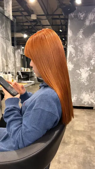 ロング カラー IS所属・横浜美容室/透明感 カラー/レイヤーのヘアスタイル