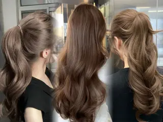 カラー ❤️ブリーチなし💚 ダブルカラー平野実花のヘアスタイル